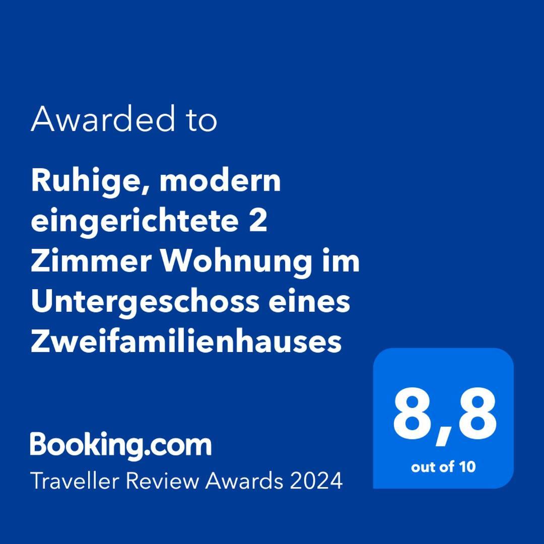 Ruhige, Modern Eingerichtete 2 Zimmer Wohnung Im Untergeschoss Eines Zweifamilienhauses Hildrizhausen Exterior photo